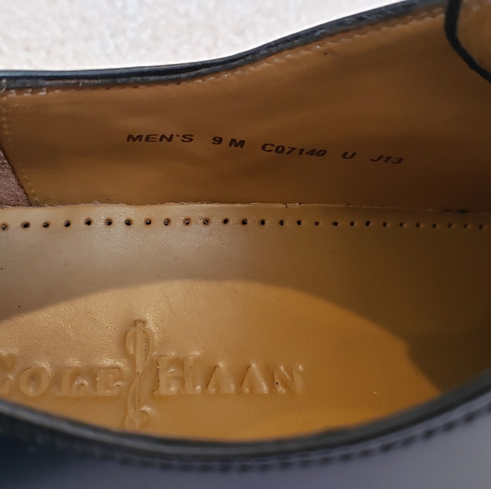 Cole Haan Eaton Black Oxford C07140 9M - Picture 3 of 4